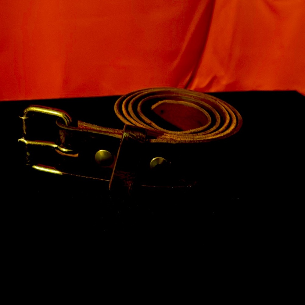 Leather belt size 40